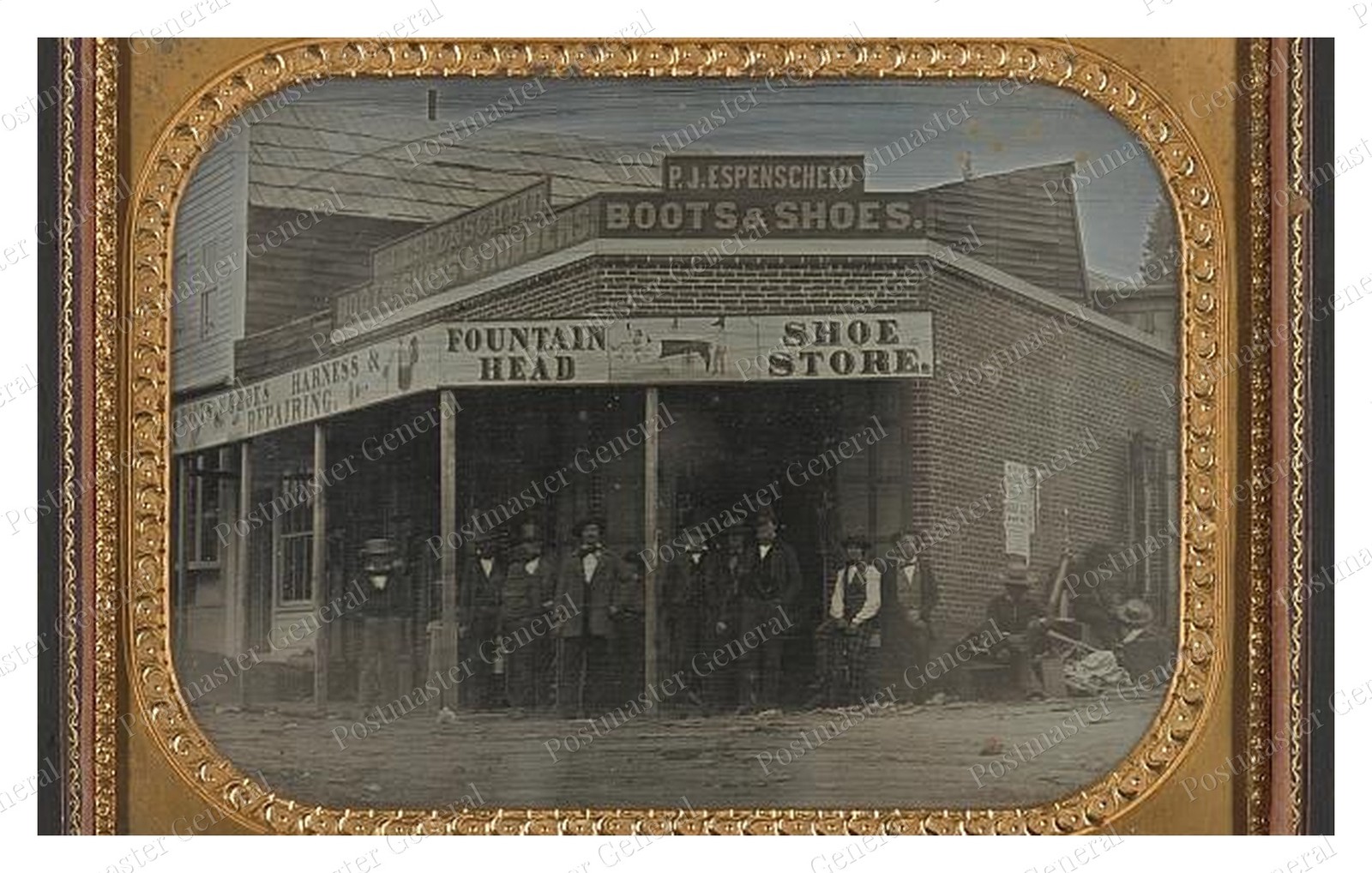 Nevada City California Shoe Store Standard Postcard COPY RPPC