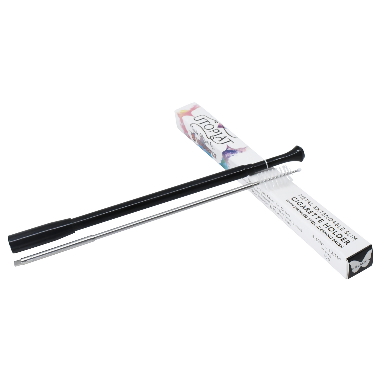 17mm Super Slim Cigarette Holder by Hudiefly Fits Capri Superslims Hollywood Art