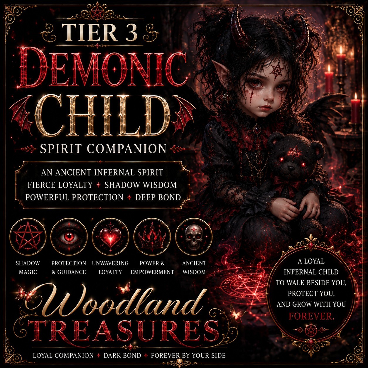 Tier 3 Demonic Child Spirit Companion