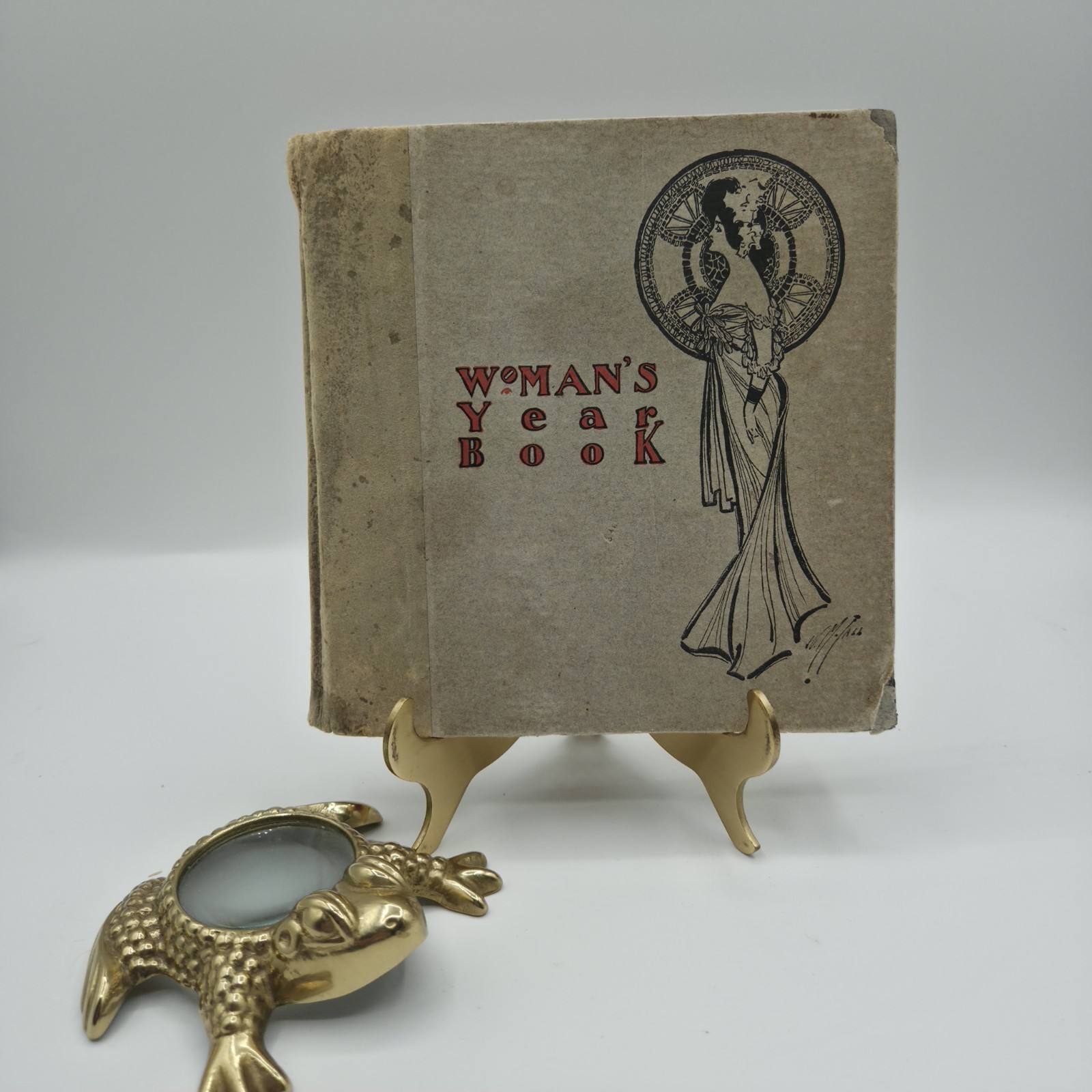 Antique 1900s Woman\'s Year Book - Merrill Press Toledo Ohio - Wells College...