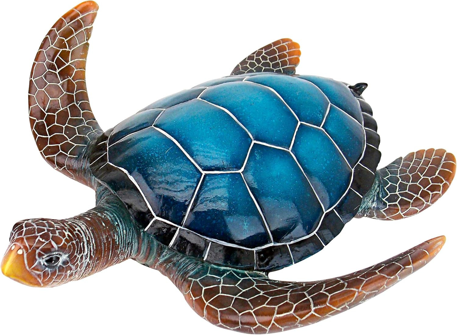 Large Blue SEA Turtle Statue