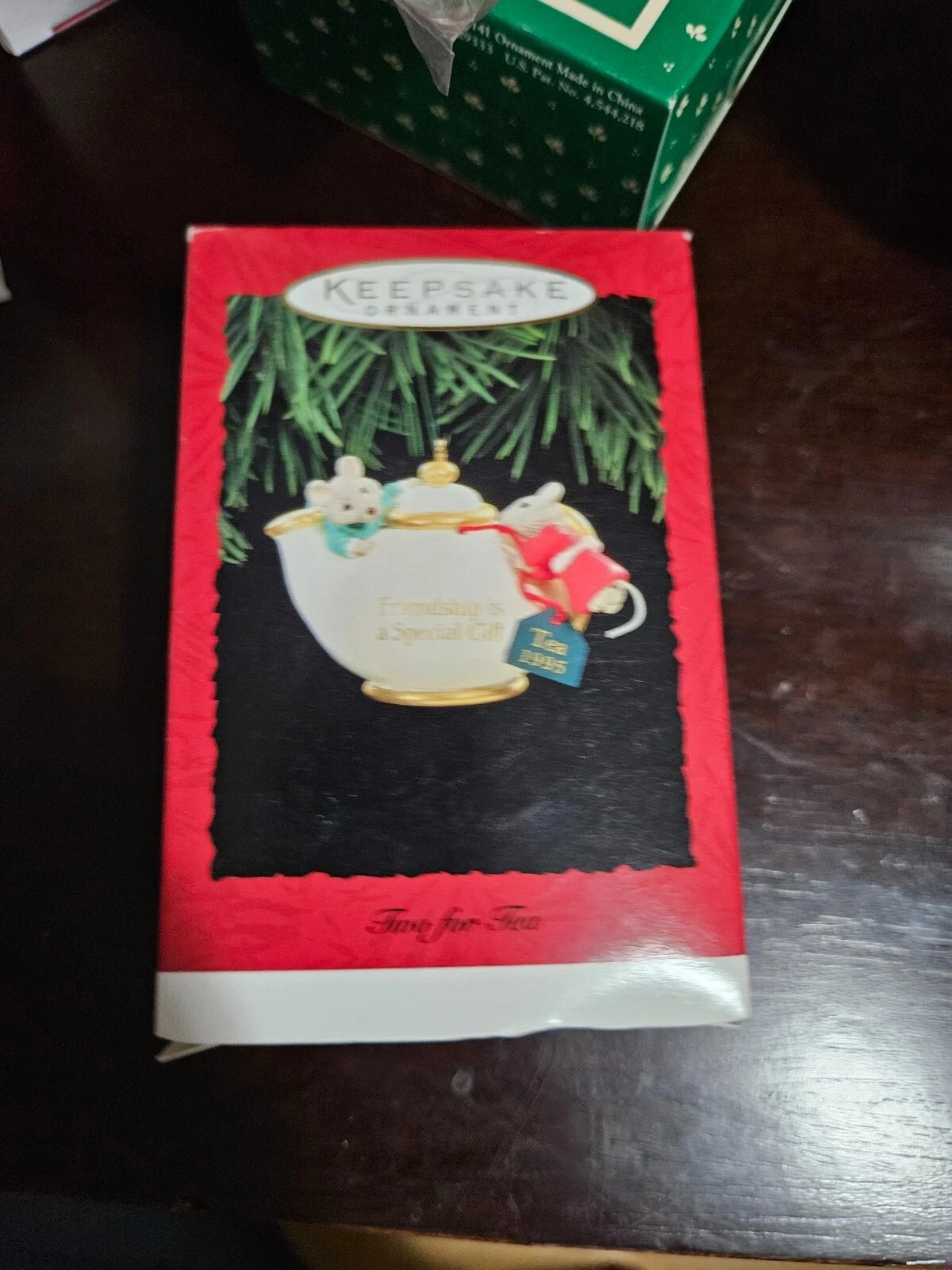 Hallmark 1995 Tea for Two Ornament New in Box Vintage Keepsake Holiday