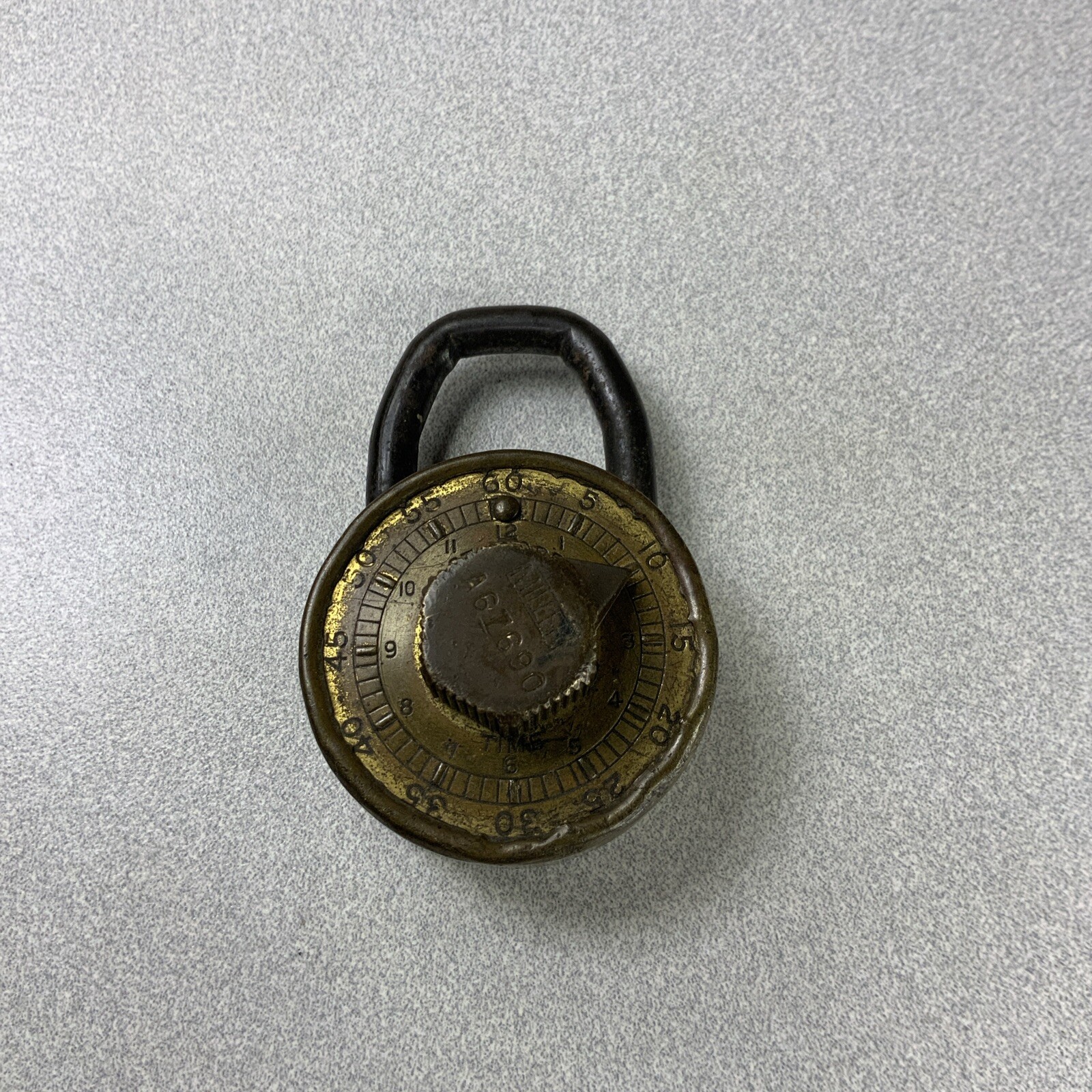 Antique Miller Standard Time Keyless Combination Padlock No Combo Very Cool