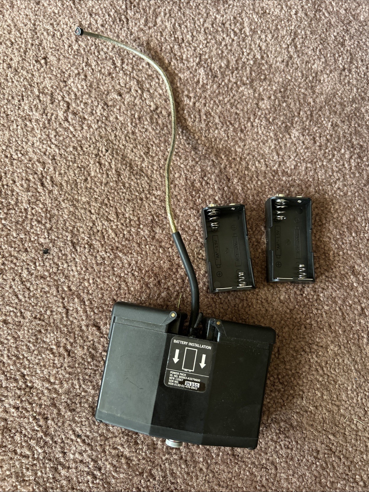 ANVIS 6/9 Night Vision Battery Pack NVG Goggle AN/AVS *Broken* ANVIS 6/9 Night Vision Battery Pack NVG Goggle AN/AVS *Broken*