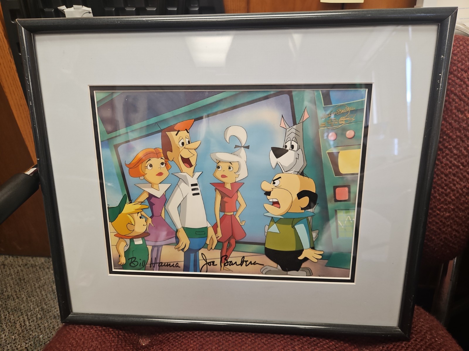 The Jetsons Hanna Barbera Original Sogned Hand Painted Production Cel With COA