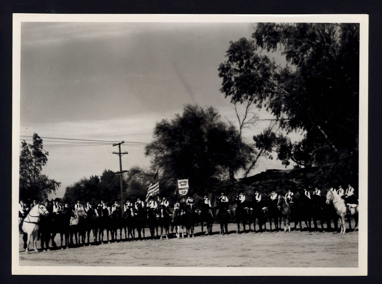 from ALBUM * El Centro CA Nov 1947 BARBARA WORTH BRIGADETTES Imperial County 