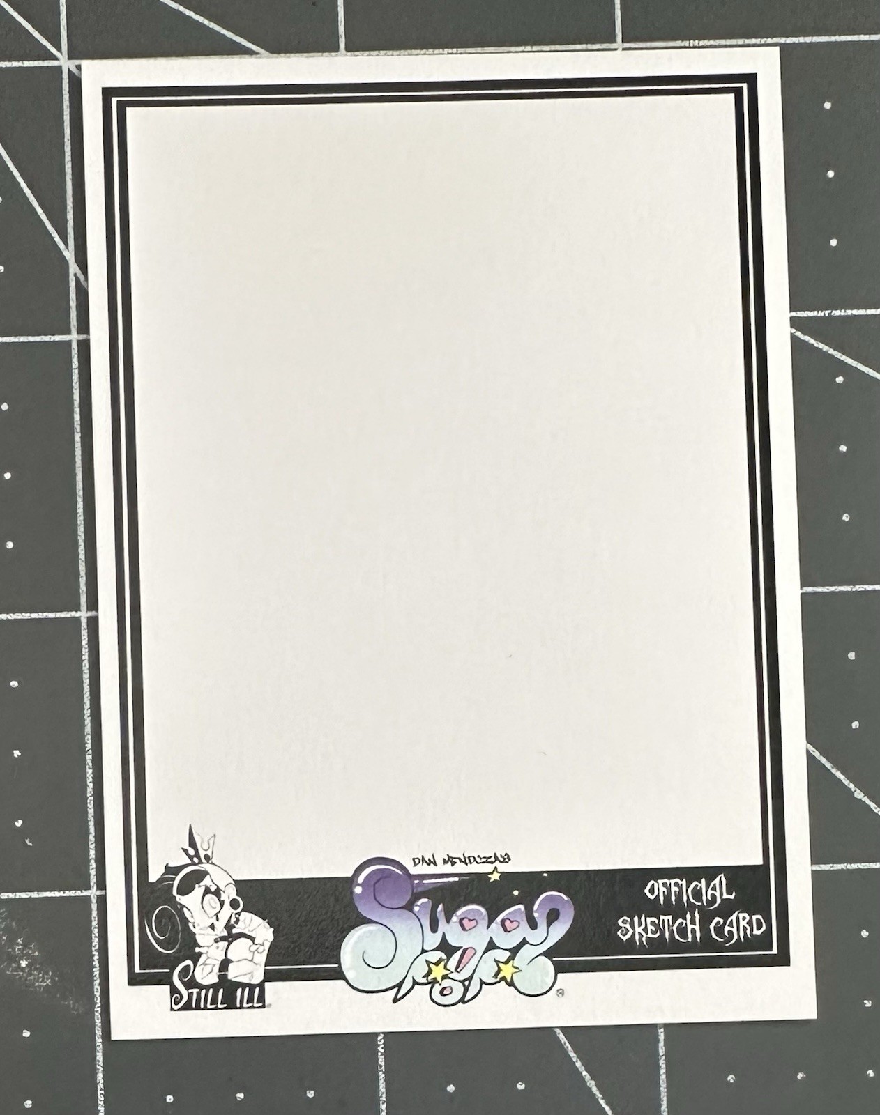 Sugar Pop Comic Blank Sketch Card Dan Mendoza