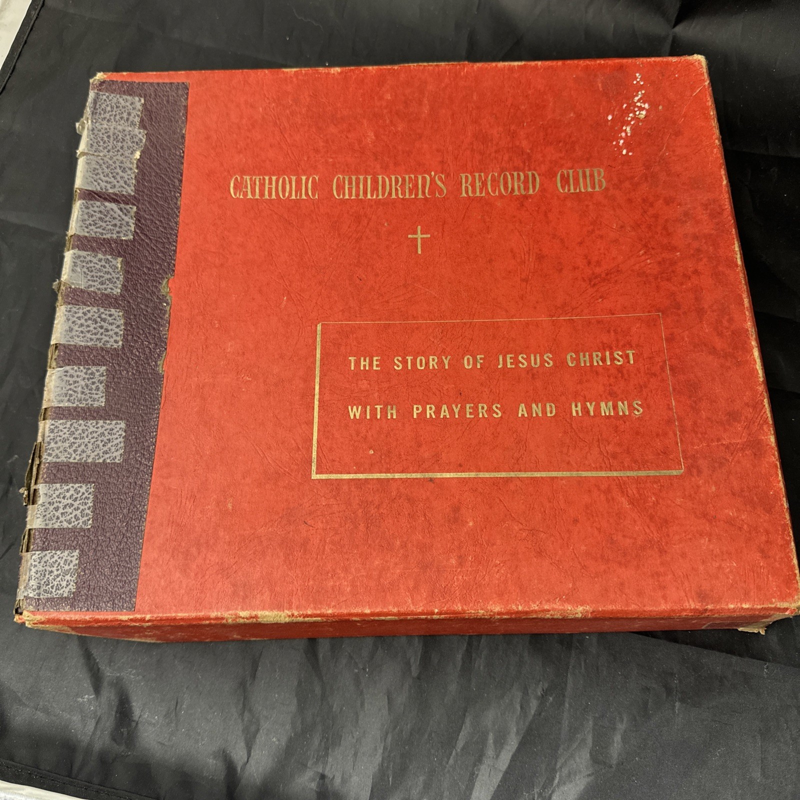 CATHOLIC CHILDRENS RECORD CLUB  12 RECORDS  THE STORY OF JESUS  10 INCH RECORDS