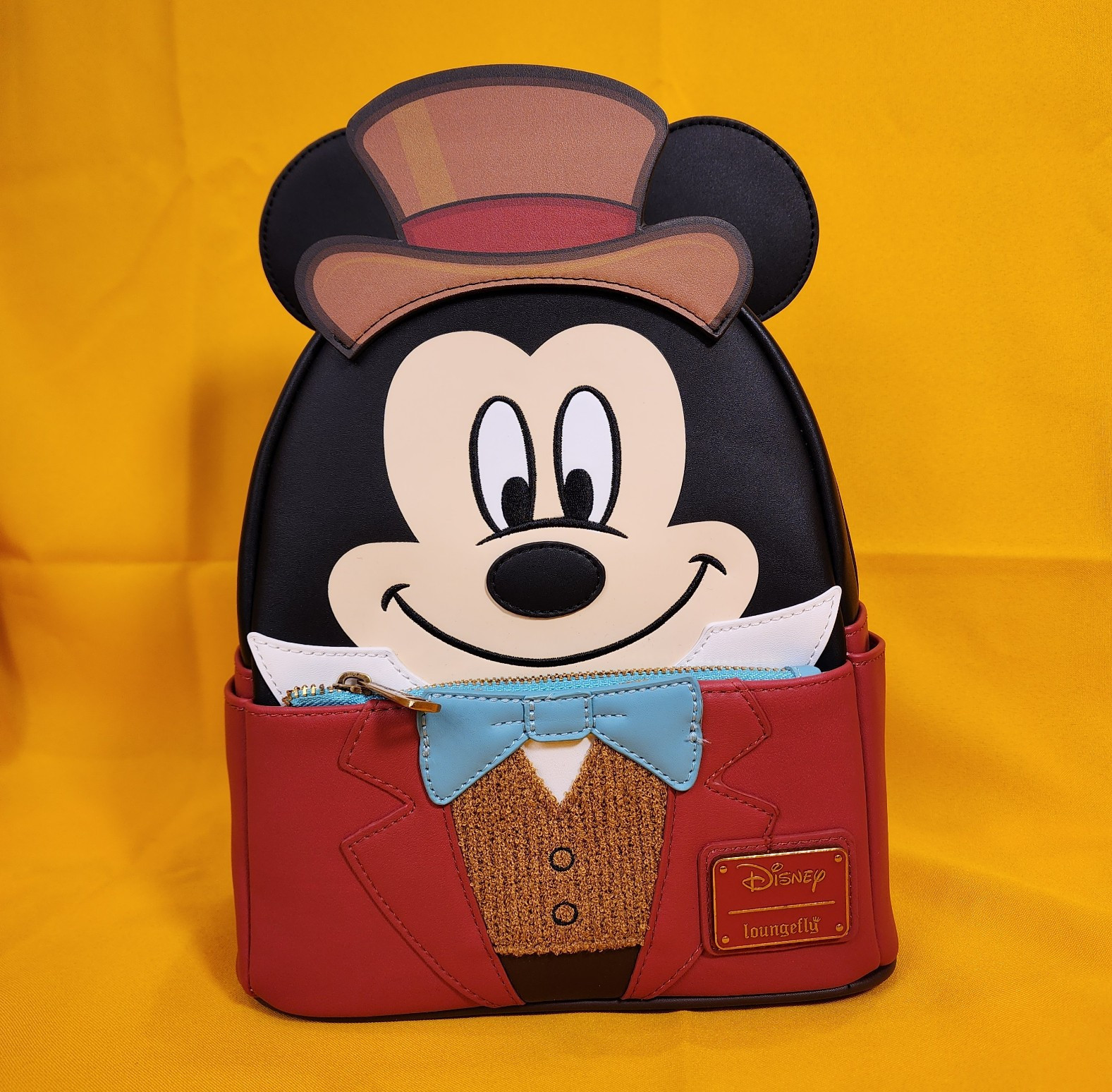 Loungefly Disney Mickey Mouse Christmas Carol Bob Cratchit Cosplay Mini Backpack