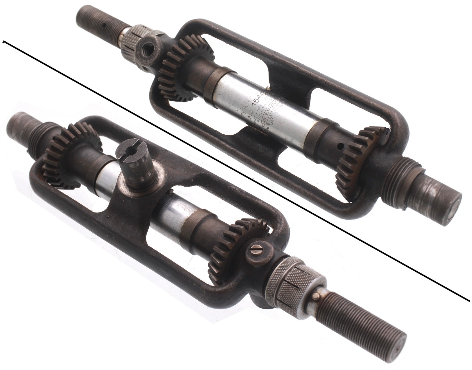 Orig. Body & Ratchet Mechanism for North Bros No. 1540 Hand Drill-mjdtoolparts
