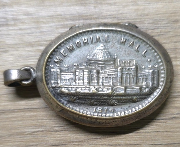 1776-1876 1st World's Fair Semiquincentennial Centennial Locket RARE