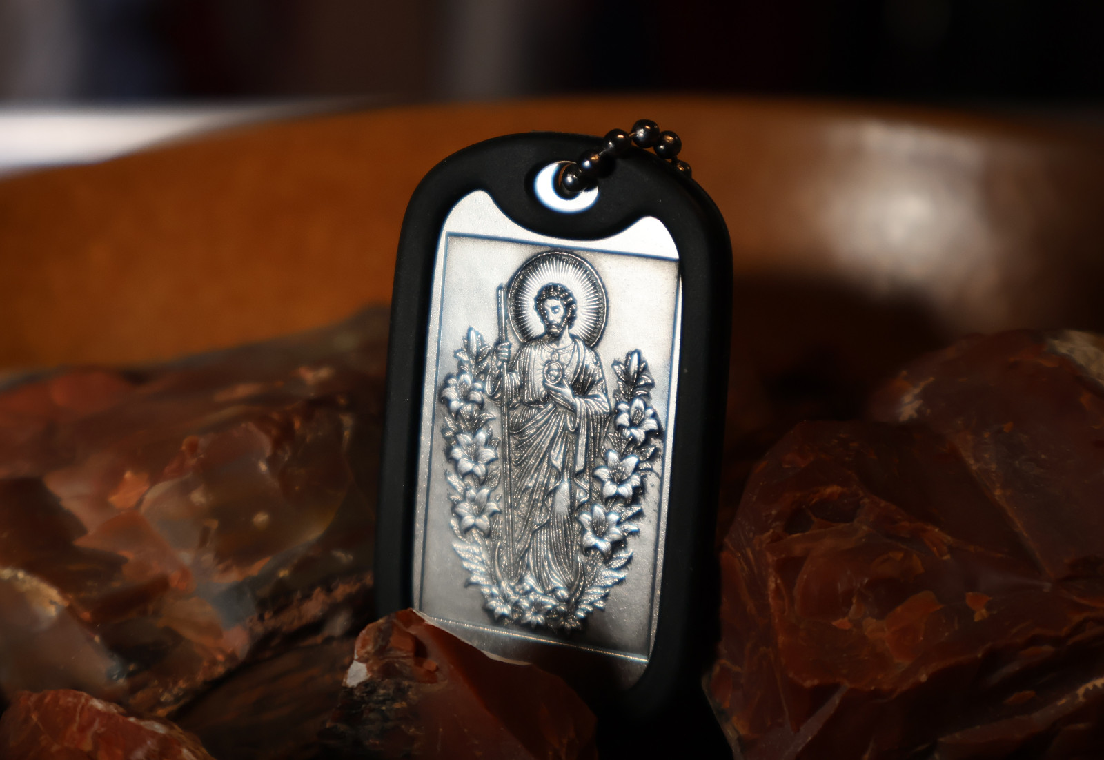 St Jude English Deep Engraved Third Dogtag