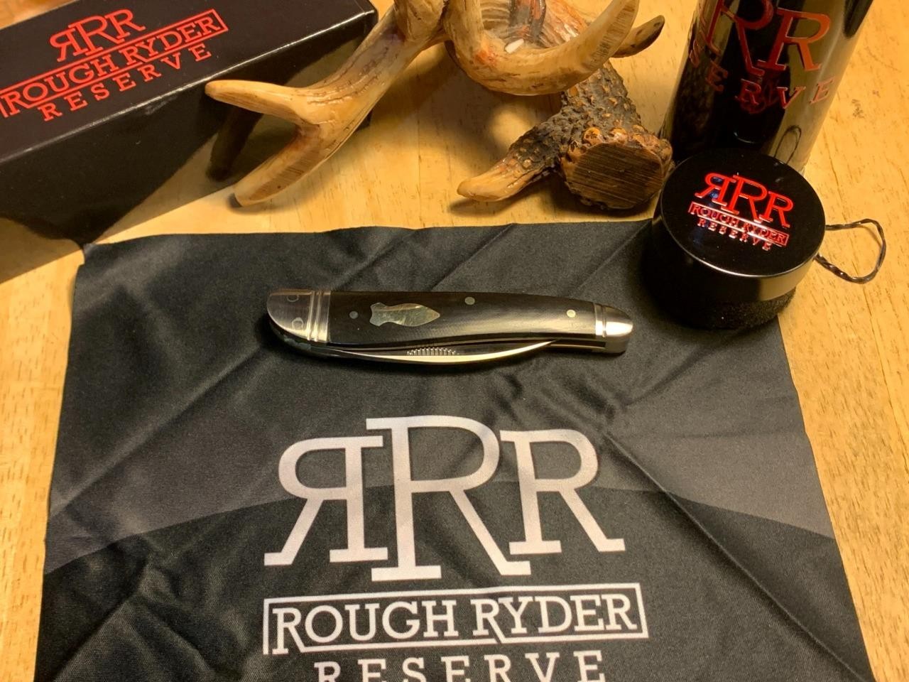 Rough Ryder Reserve Black Micarta Quillckiffe Folder 3 7/8\