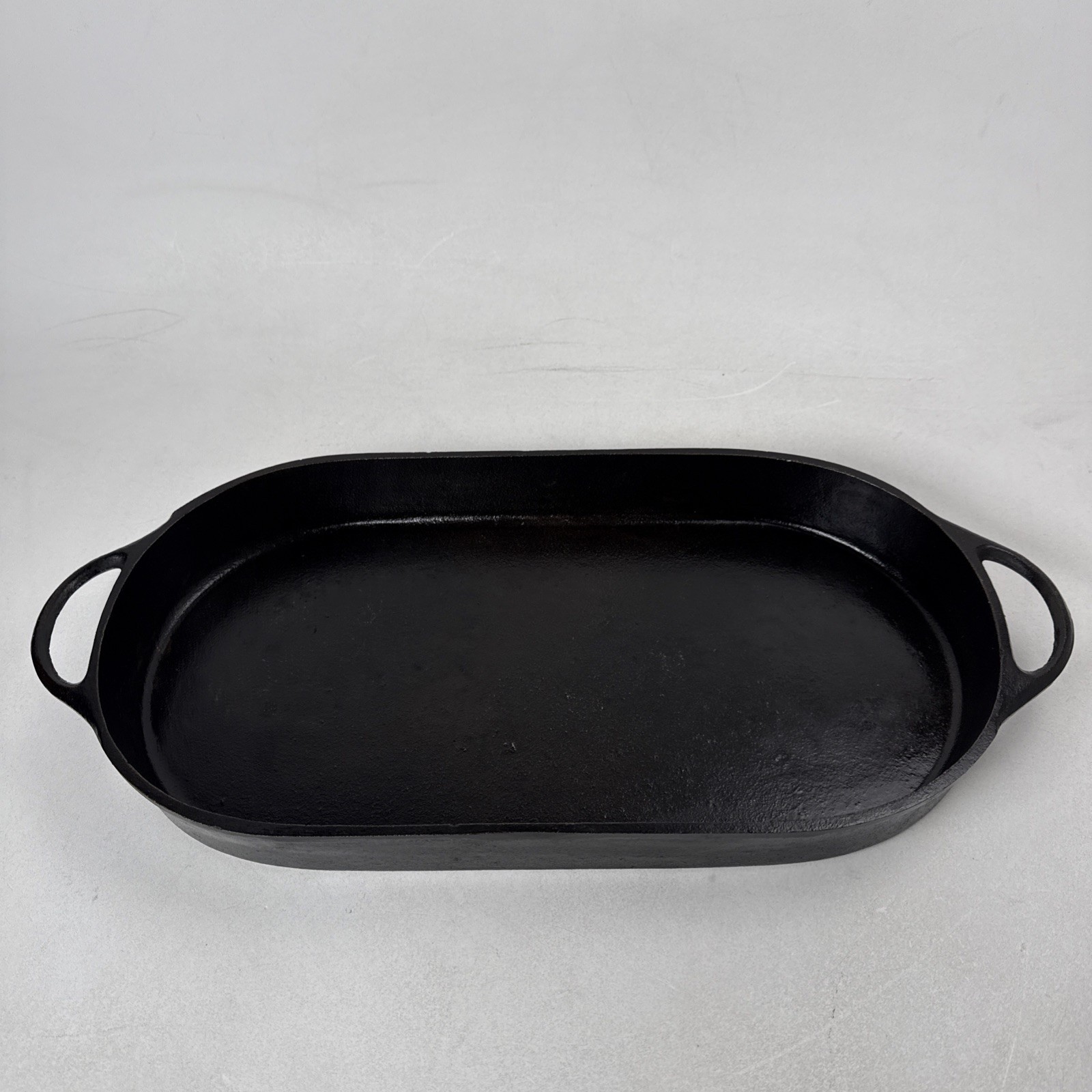 VTG BSR Birmingham Stove Range 3052D Cast Iron Oval Fish Chicken Fryer Pan READ VTG BSR Birmingham Stove Range 3052D Cast Iron Oval Fish Chicken Fryer Pan READ