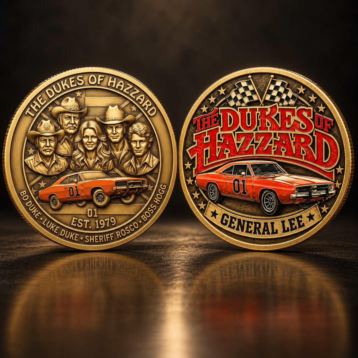 Dukes of Hazzard 47th Anniversary Commemorative Coin, V03