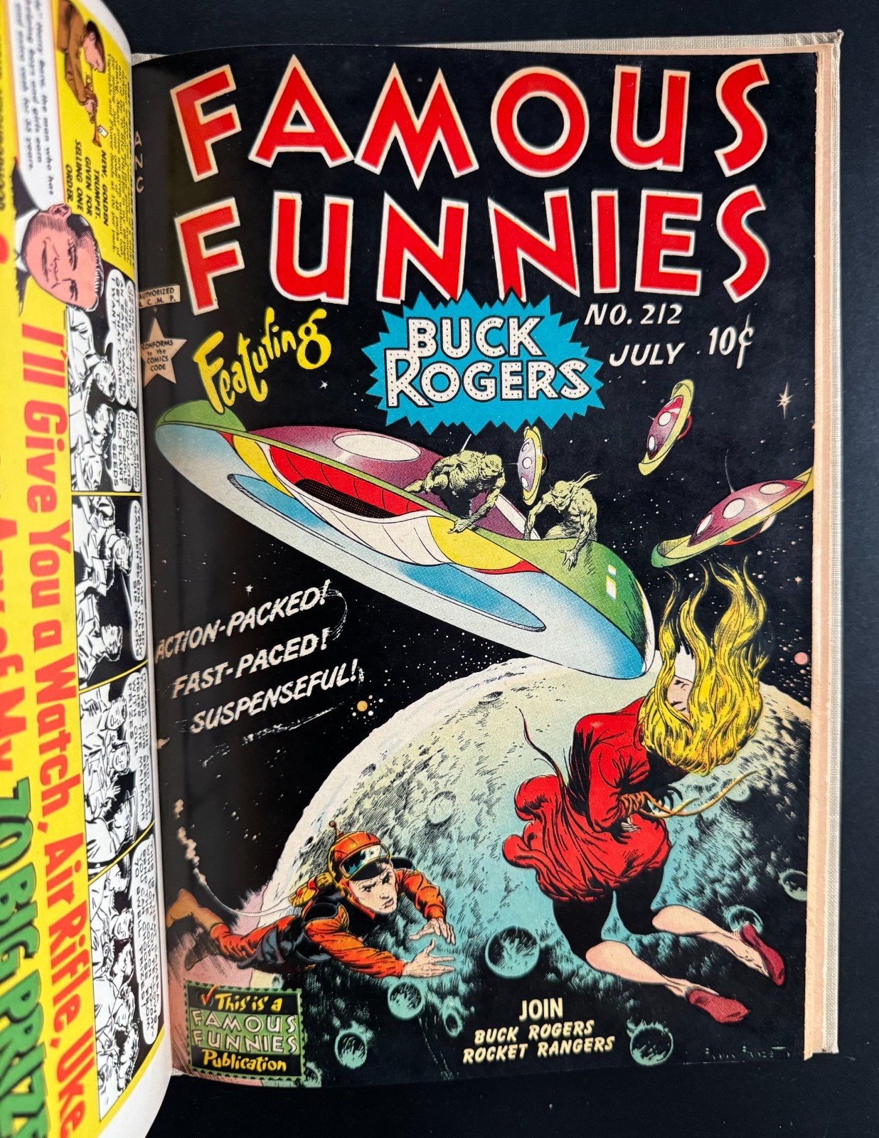 FAMOUS FUNNIES #205-208, 209, 210, 211, 212*  Frank Frazetta Covers -Buck Rogers