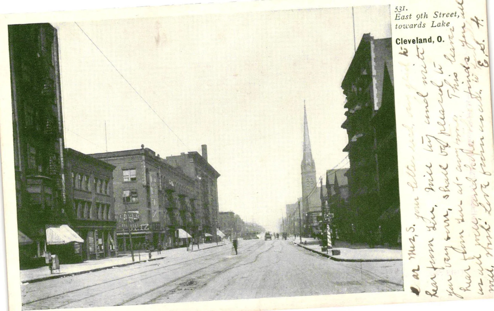 Vintage Postcard- EAST 9TH STREET, CLEVELAND, OH. Early 1900s Vintage Postcard- EAST 9TH STREET, CLEVELAND, OH. Early 1900s