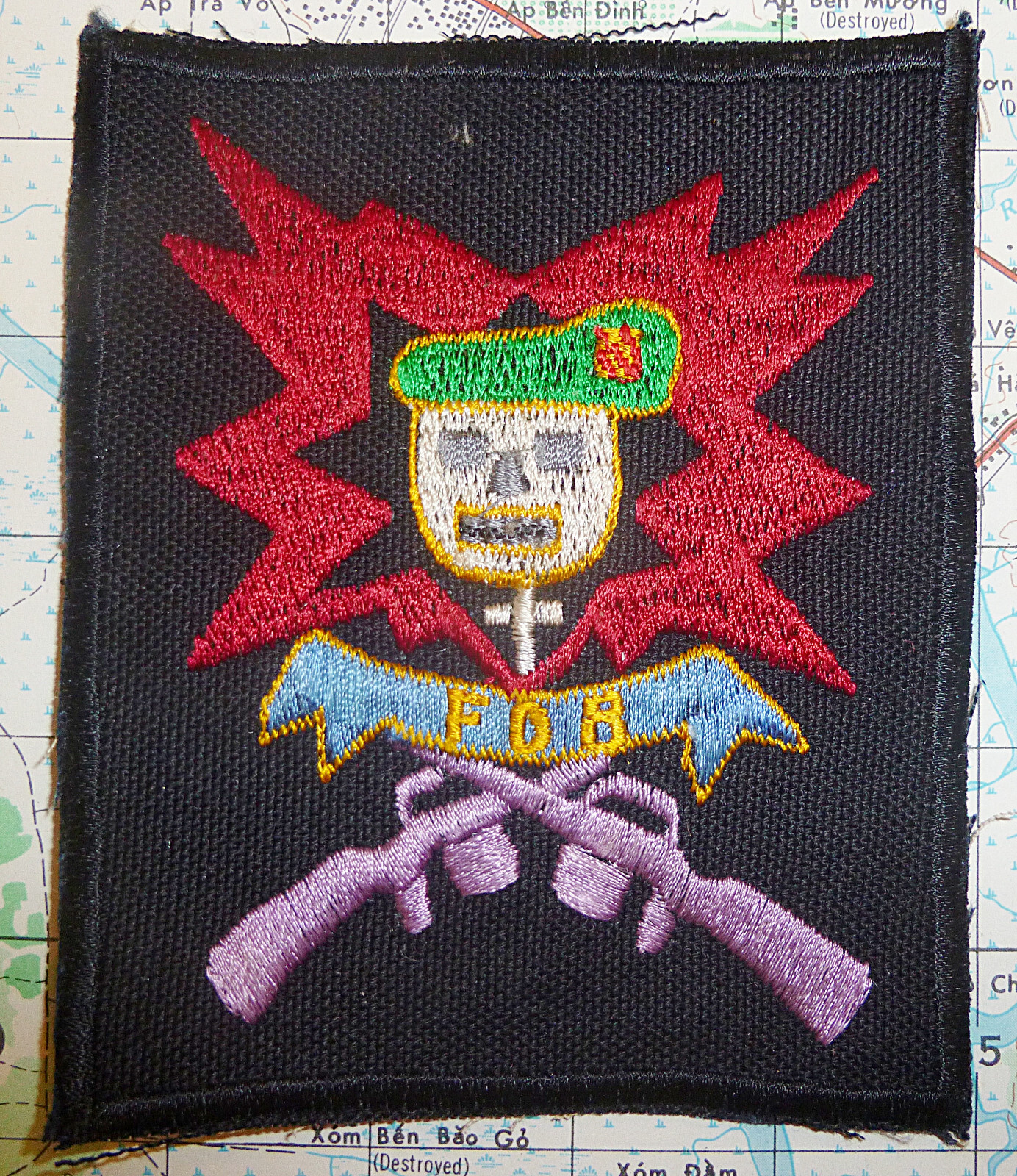 FOB 2 - Patch - Kontum, Central Highlands - Blue Platoon - Vietnam War - D.284
