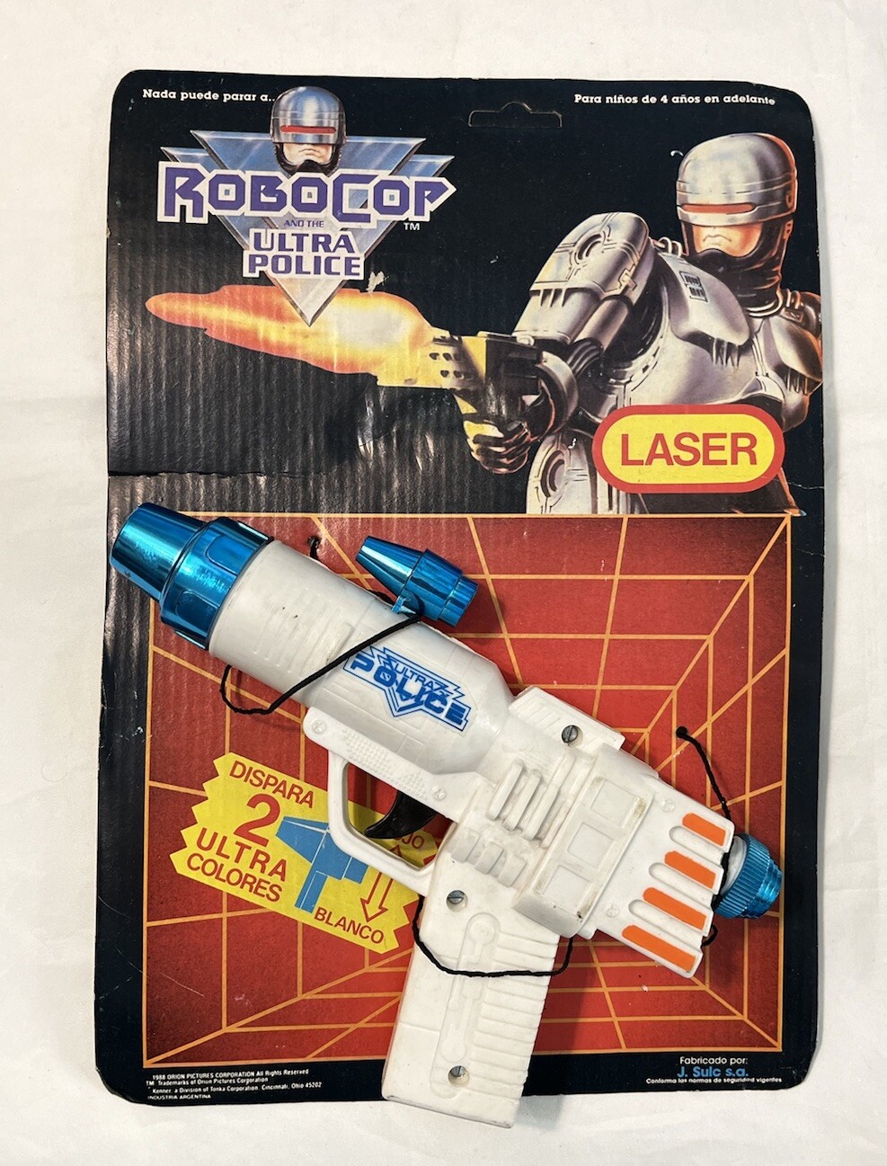 Vintage 1993 ROBOCOP Ultra Police Laser KENNER Carded Moc Orion Jocsa Vintage 1993 ROBOCOP Ultra Police Laser KENNER Carded Moc Orion Jocsa