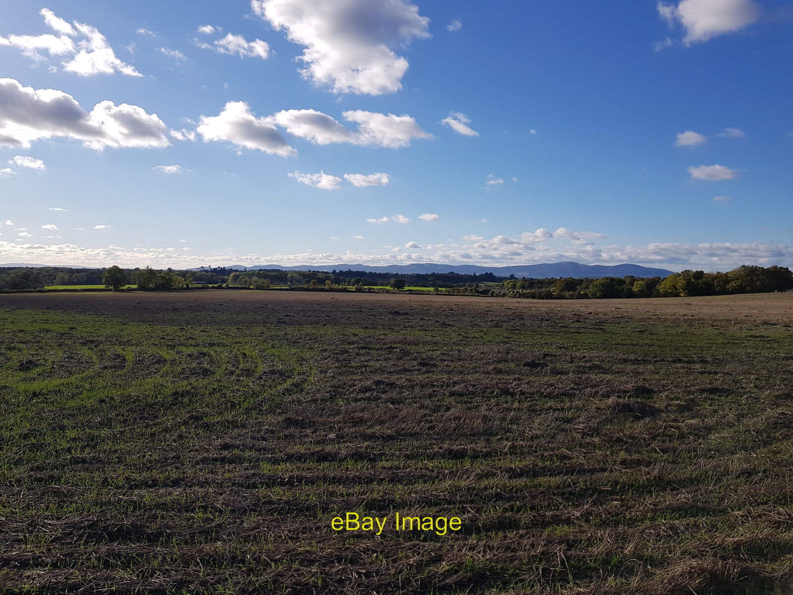 Photo 6x4 Long distance view to the northern Malvern Hills Besford\\/SO914 c2021 Photo 6x4 Long distance view to the northern Malvern Hills Besford\\/SO914 c2021