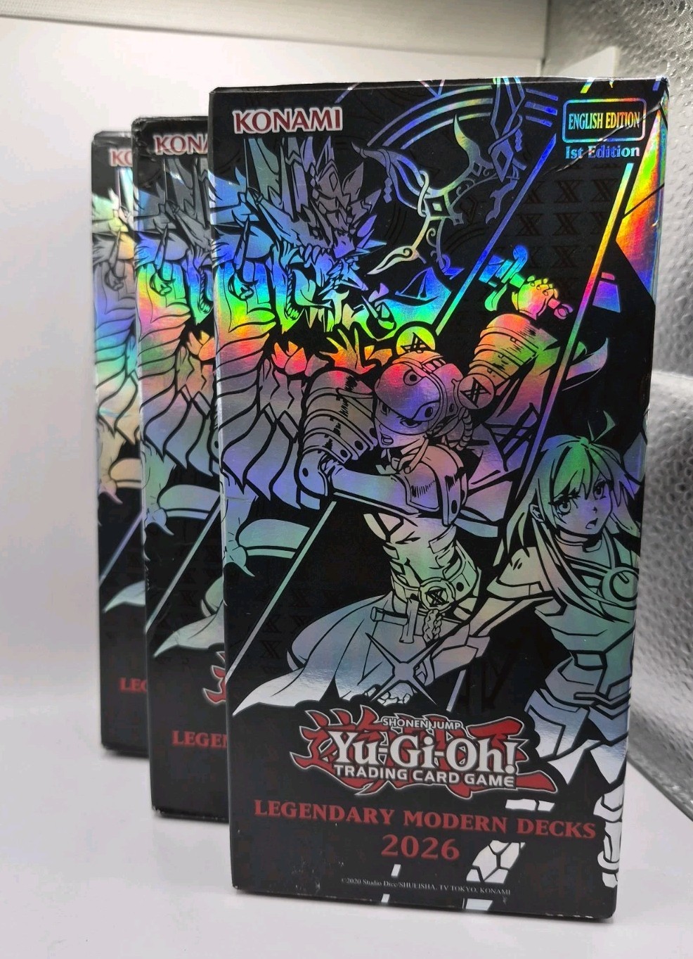 3x Yu-Gi-Oh TCG: Legendary Modern 2026 Decks (Brand New Sealed)