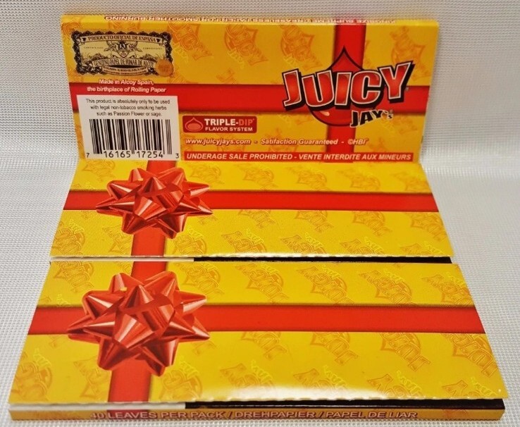3X Packs of Juicy Jay's Birthday Cake Flavored KING SIZE Rolling Papers/ 40 each 3X Packs of Juicy Jay's Birthday Cake Flavored KING SIZE Rolling Papers/ 40 each