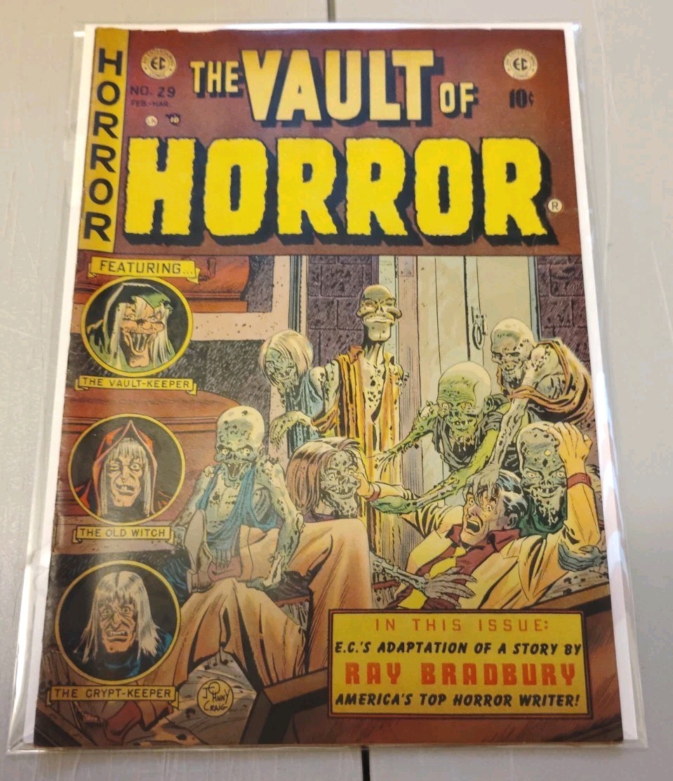 VAULT OF HORROR #29 1953 EC Comics PRE-CODE Johnny Craig Classic Cover PCH GD VG