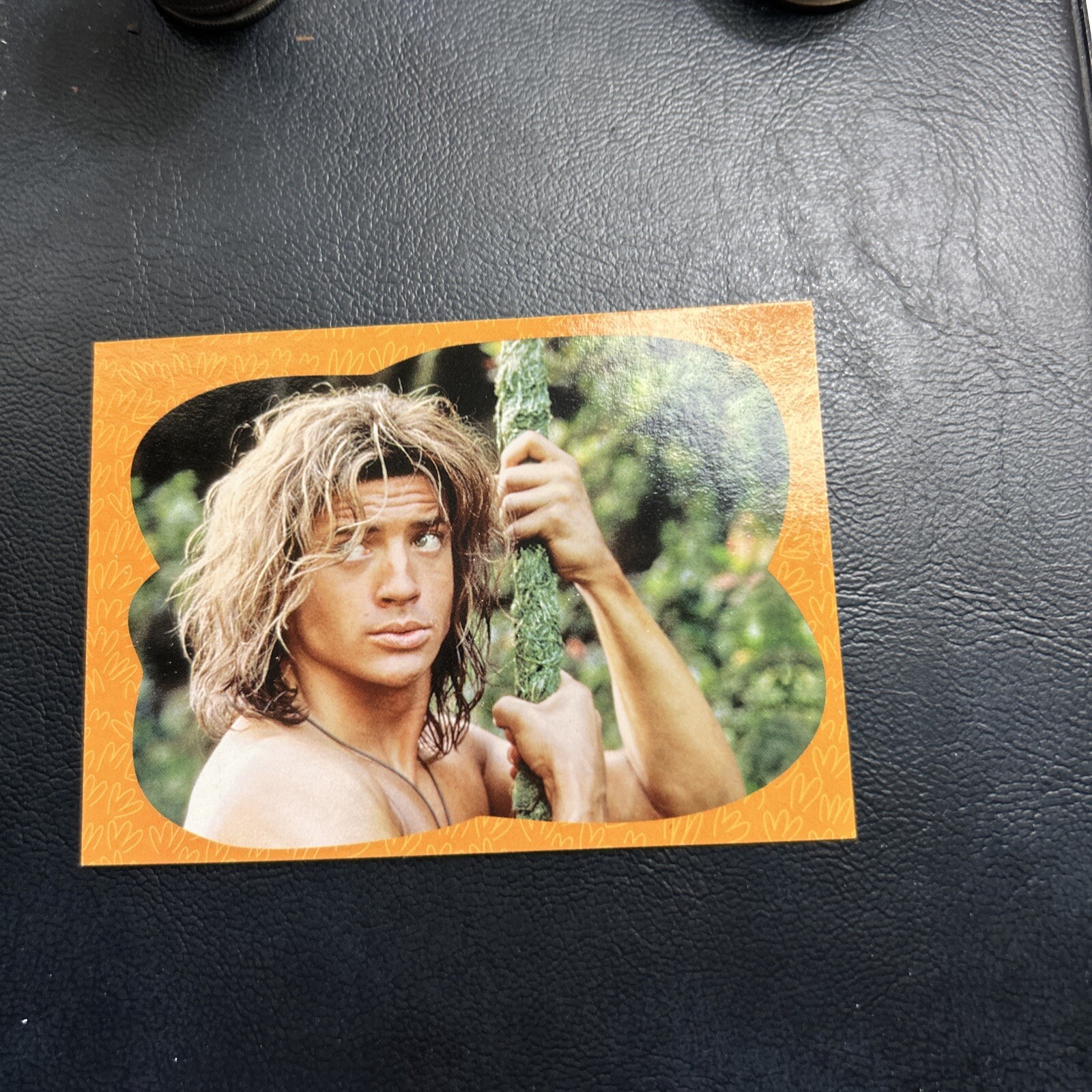 98c Disney George Of The Jungle 1997 Upper Deck #5 Brendan Fraser great white