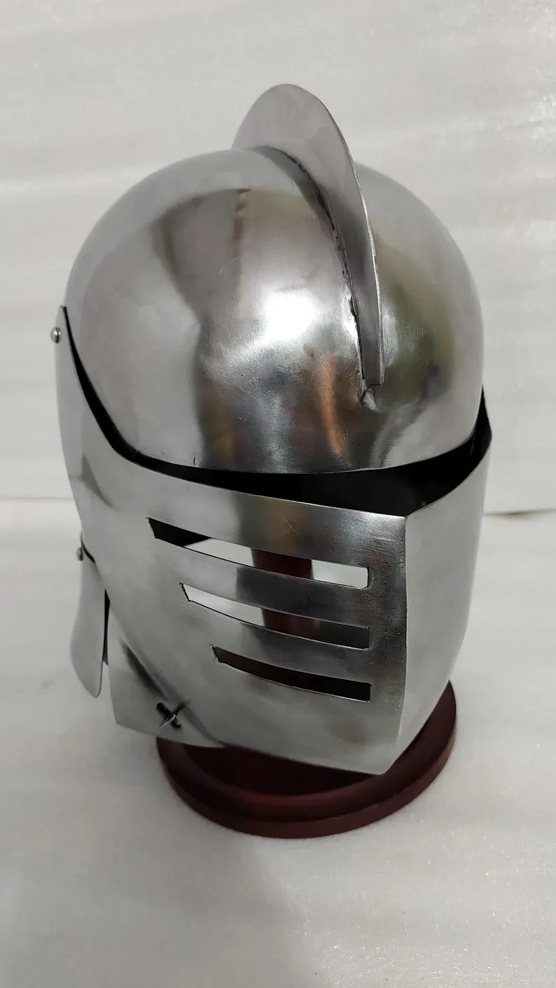 Medieval Helmet of Sir William from A Knight's Tale Knight Helmet 18GA Steel