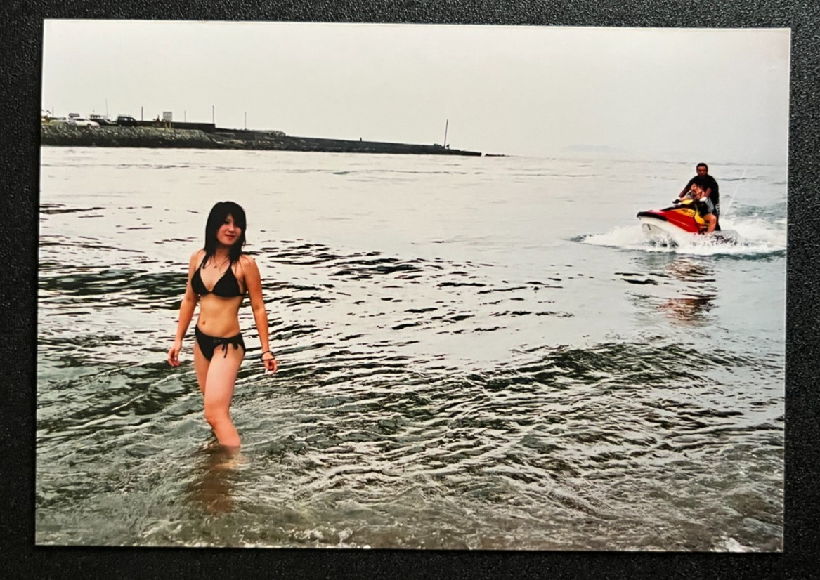 Vintage Photo 1980s, Japanese swimsuit lady woman, 22037 Vintage Photo 1980s, Japanese swimsuit lady woman, 22037