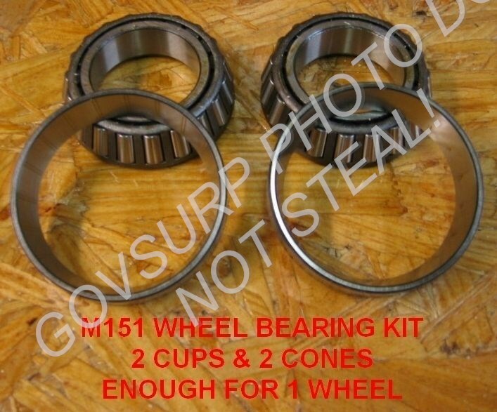 WHEEL BEARING SET M151 M151A1 M151A2 MUTT FAMILY NOS 5702247 2530-00-887-1341