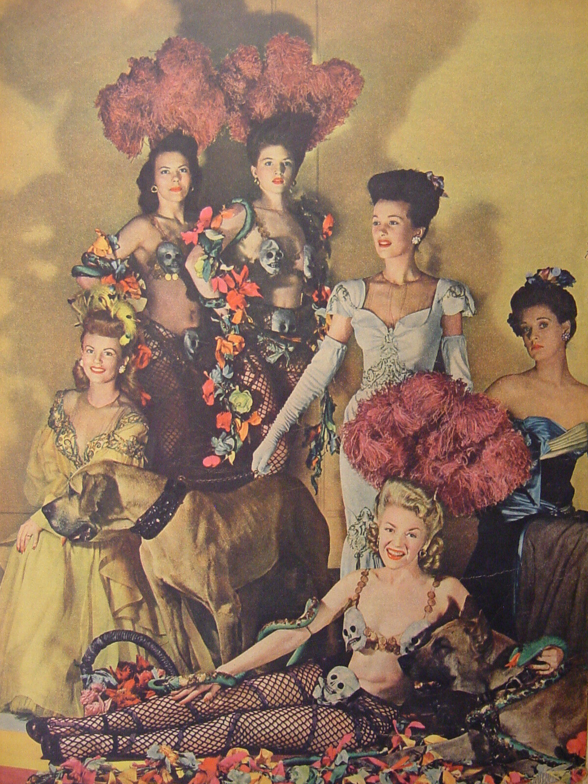 1945 Original Esquire Art WWII Era Broadway Give me a Thrill