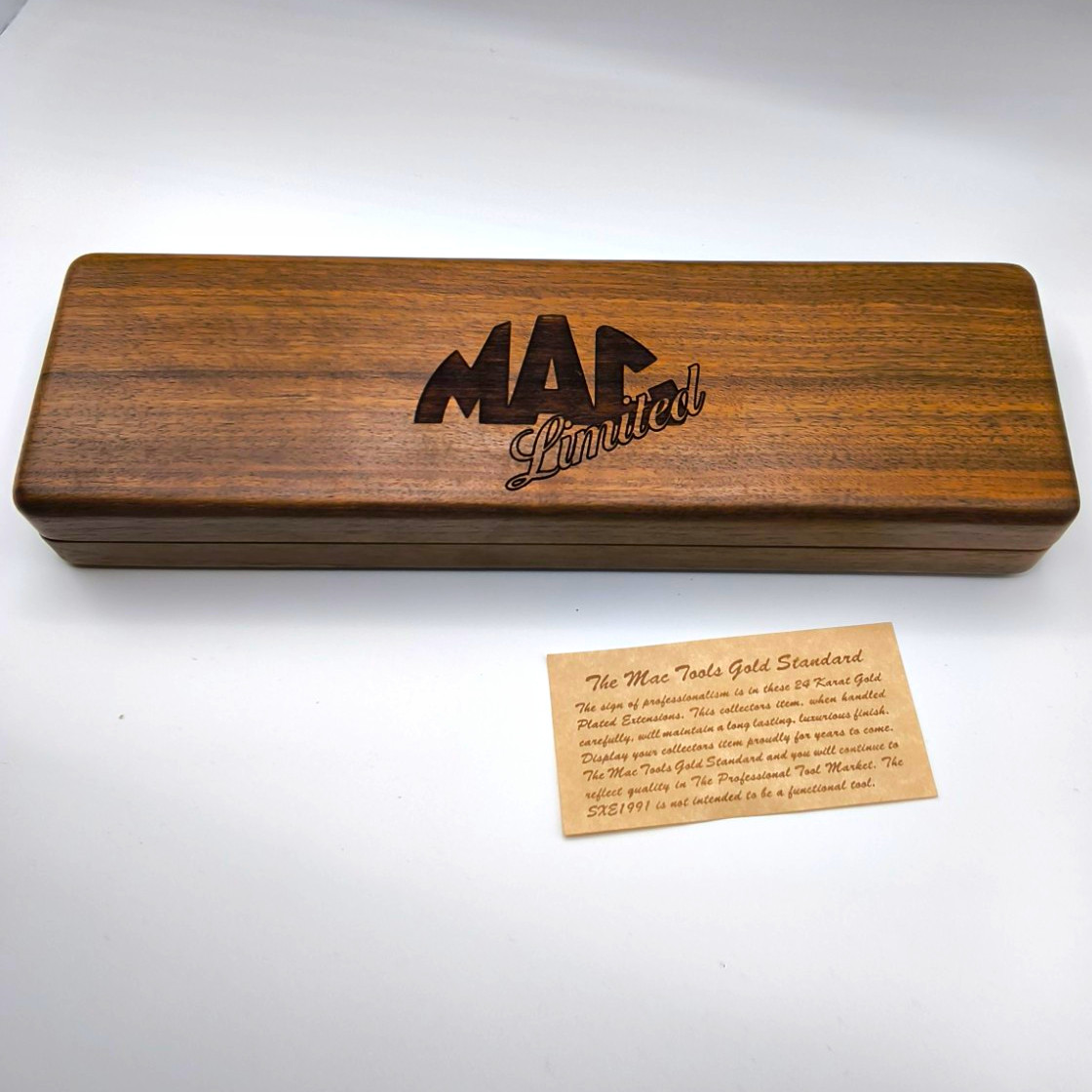 MAC Tools Limited Edition Extension Set 24k Gold Plated Wood Case