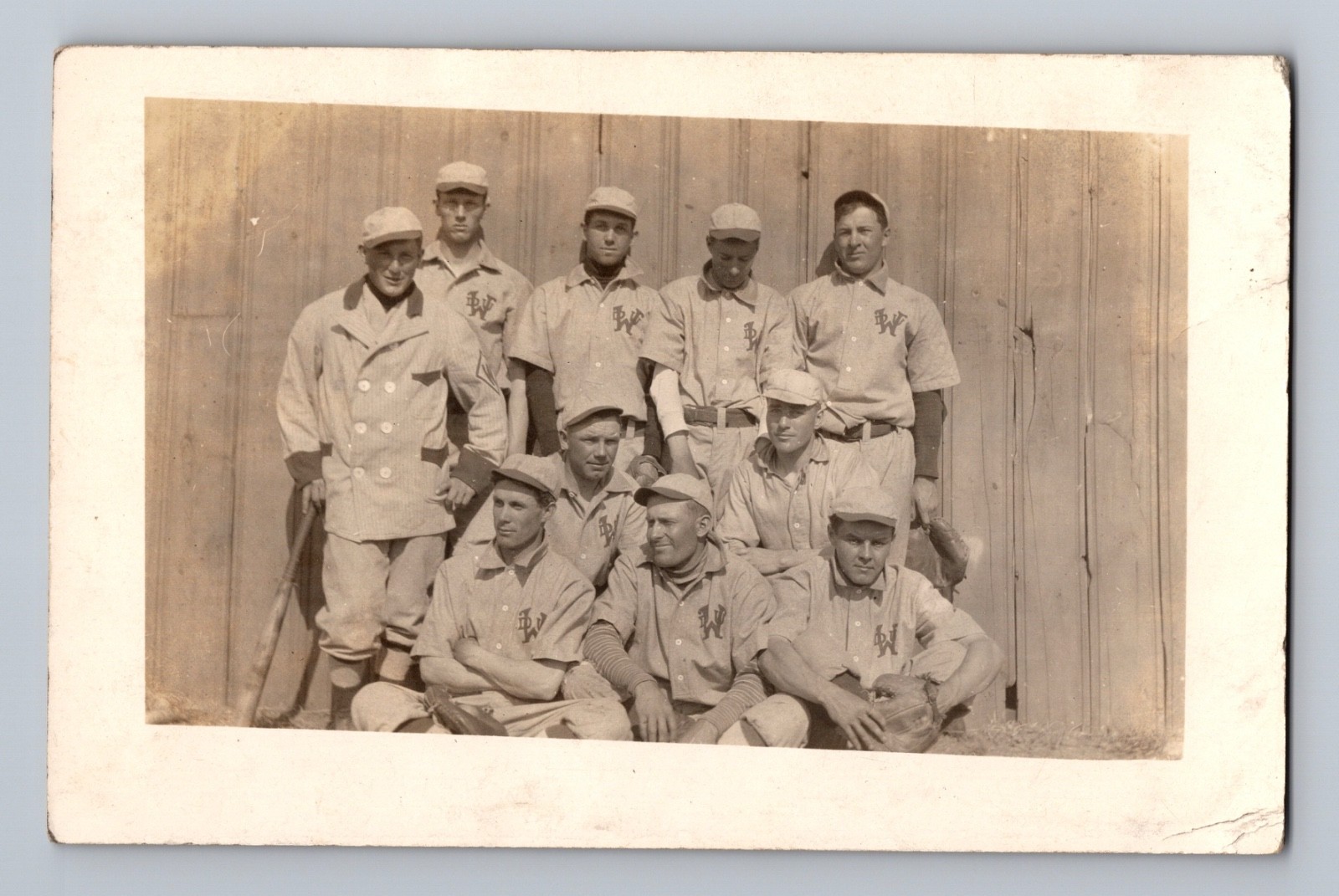 Wesleyan School Baseball Team Photo In Uniform Postcard RPPC WDU Wesleyan School Baseball Team Photo In Uniform Postcard RPPC WDU