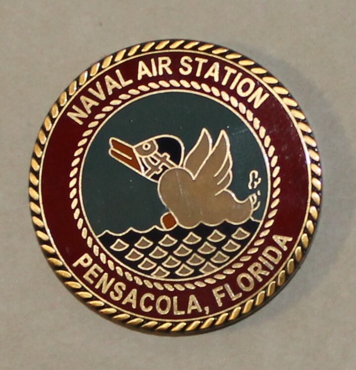 Pensacola Florida Naval Air Station NAS Navy Challenge Coin / K Pensacola Florida Naval Air Station NAS Navy Challenge Coin / K