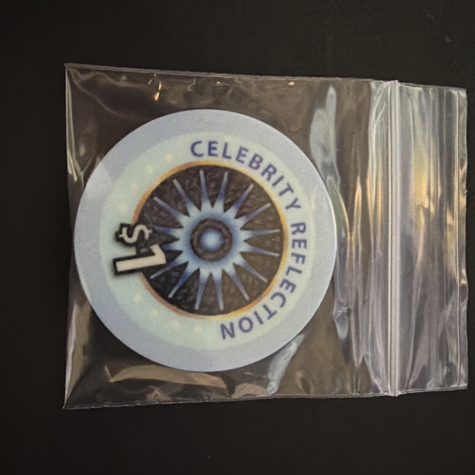 LAST ONE) Celebrity Reflection Casino Chip
