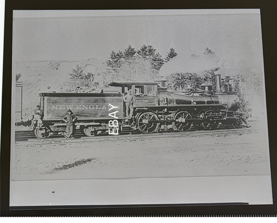 1950s Copy Negative C. 1883 New England Railroad No. 1355 Southbridge, MA