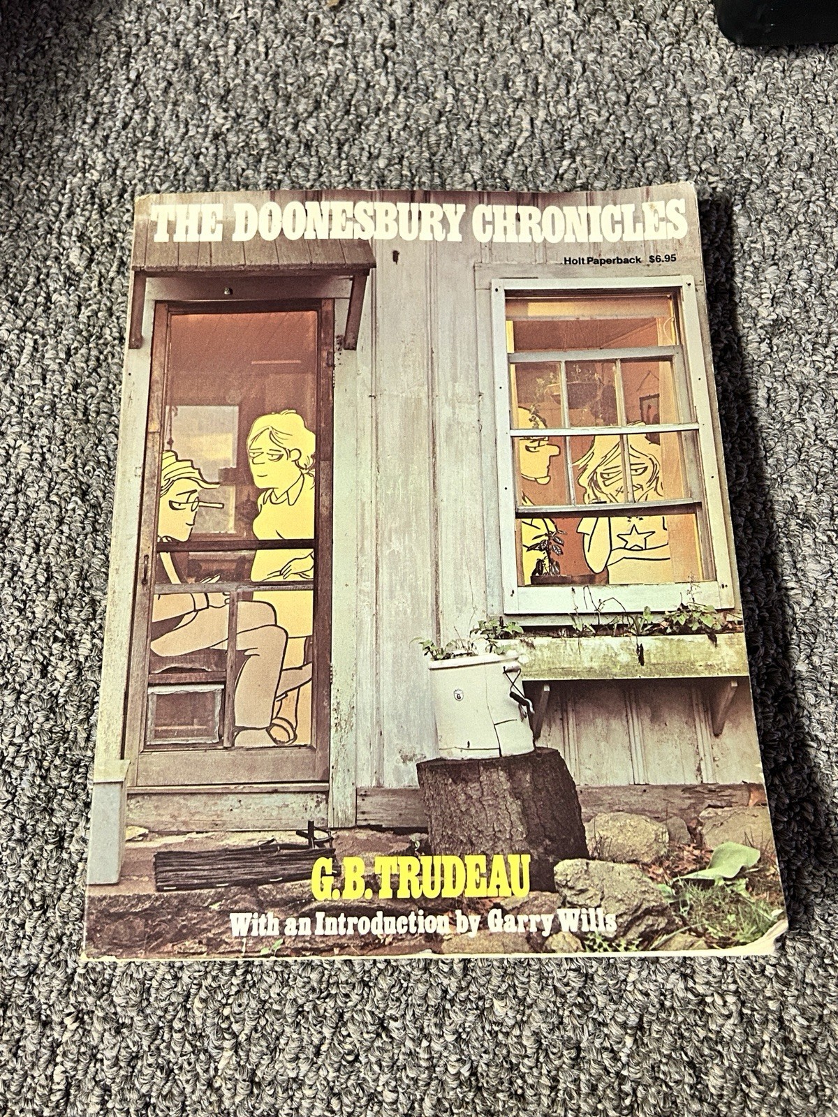 Vintage Doonesbury Chronicles by G. B. Trudeau 1974 Soft Cover Comic Book Color