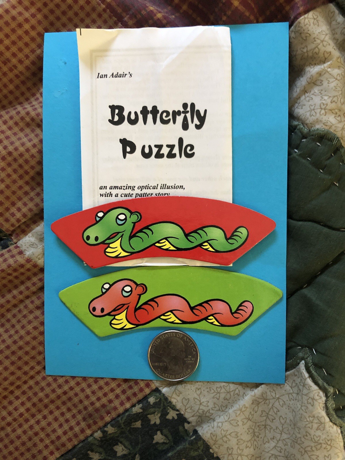 Rare Ian Adair’s Butterfly Puzzle Magic Trick - New Rare Ian Adair’s Butterfly Puzzle Magic Trick - New