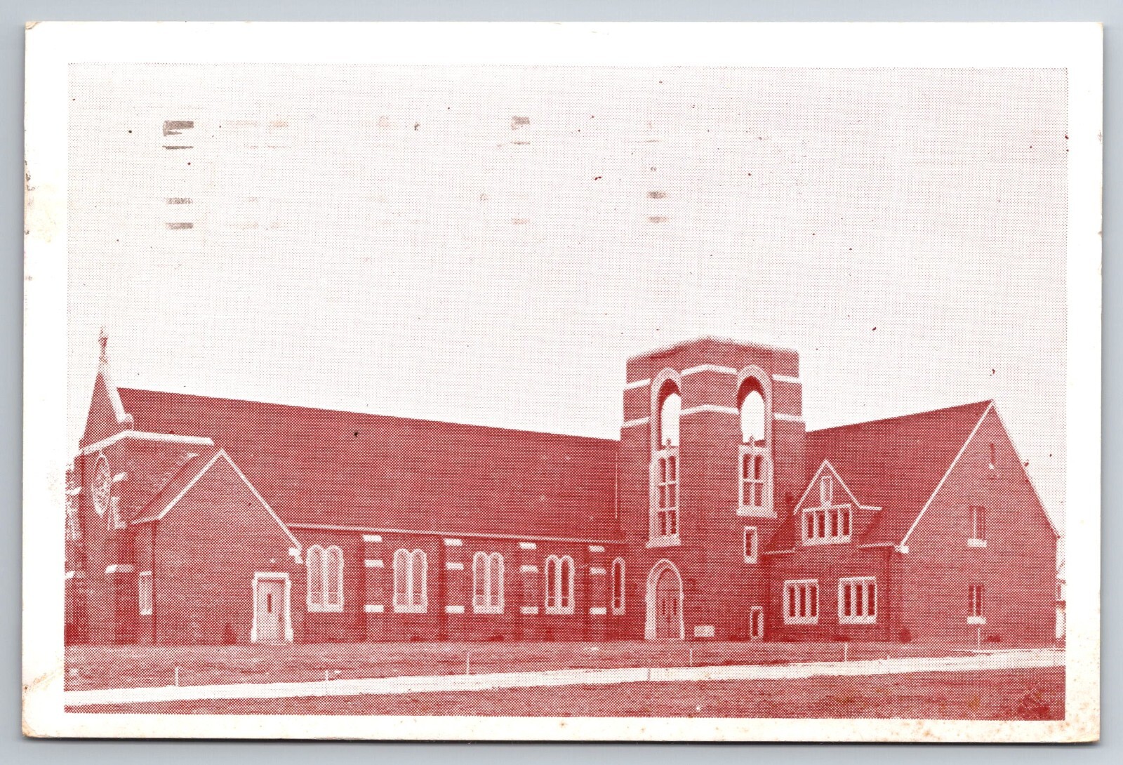 Vintage Postcard IL Peoria First English Lutheran Church c1955 ~9287