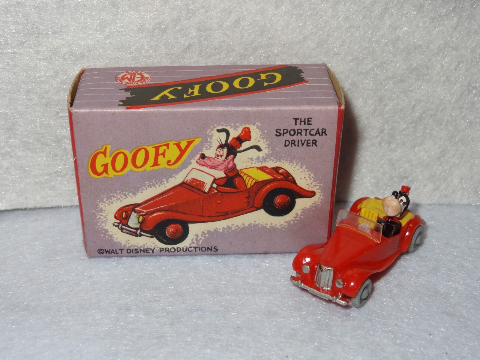 Vintage Disney Mickey Mouse Box & Car 