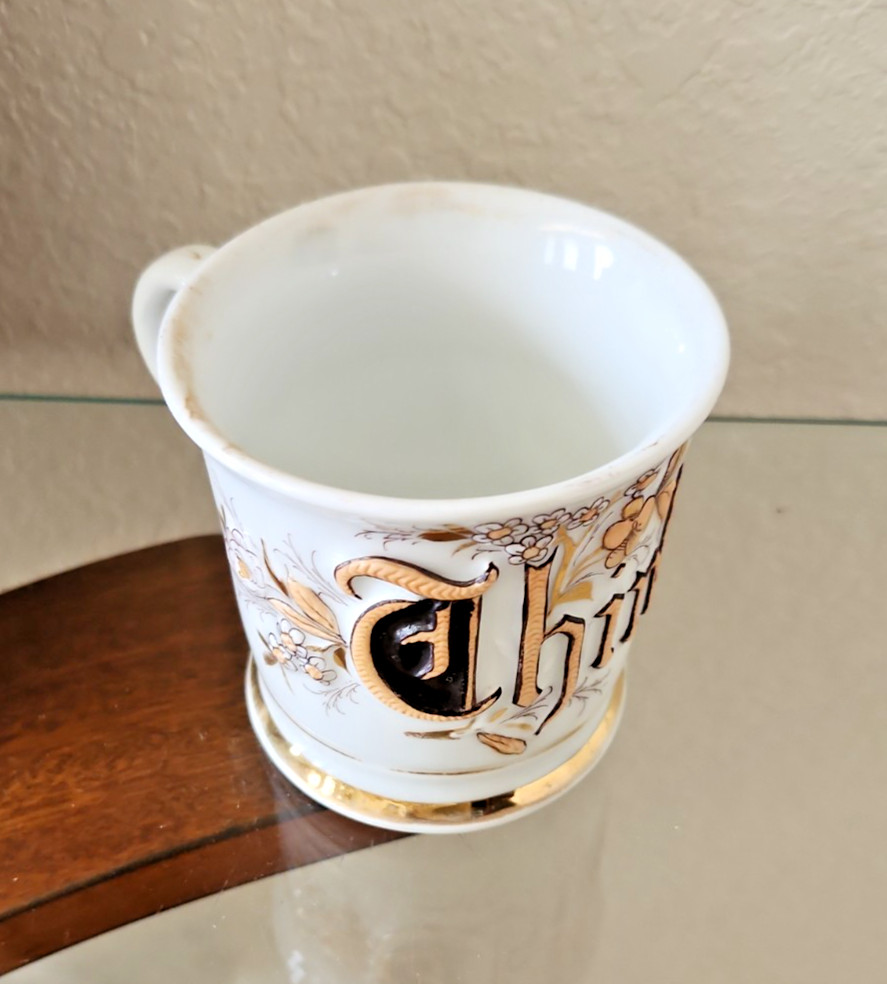 Handsome Vintage Gold Trim \