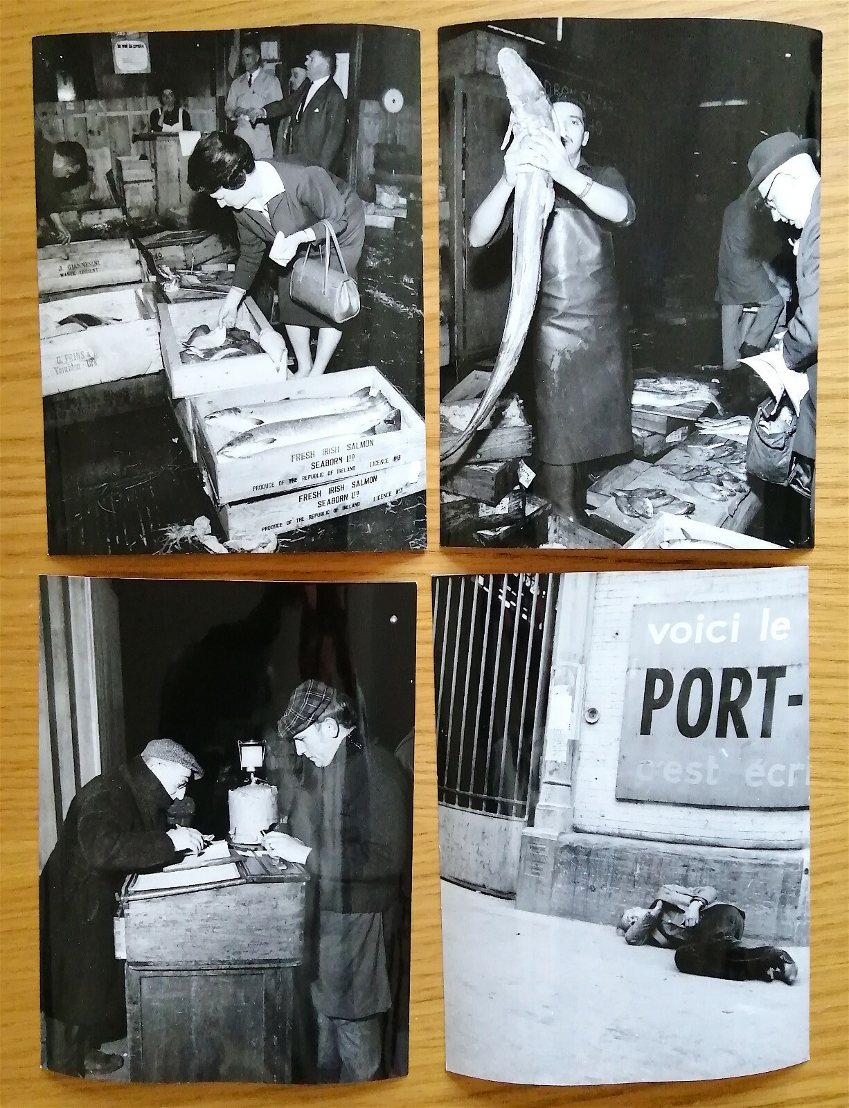 BERNARD DEVAUX – LES HALLES IN PARIS – 27 ORIGINAL PHOTOS + NEGATIVES...