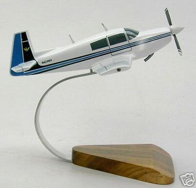 M-20-J Mooney Private M20 Airplane Desktop Wood Model Regular   