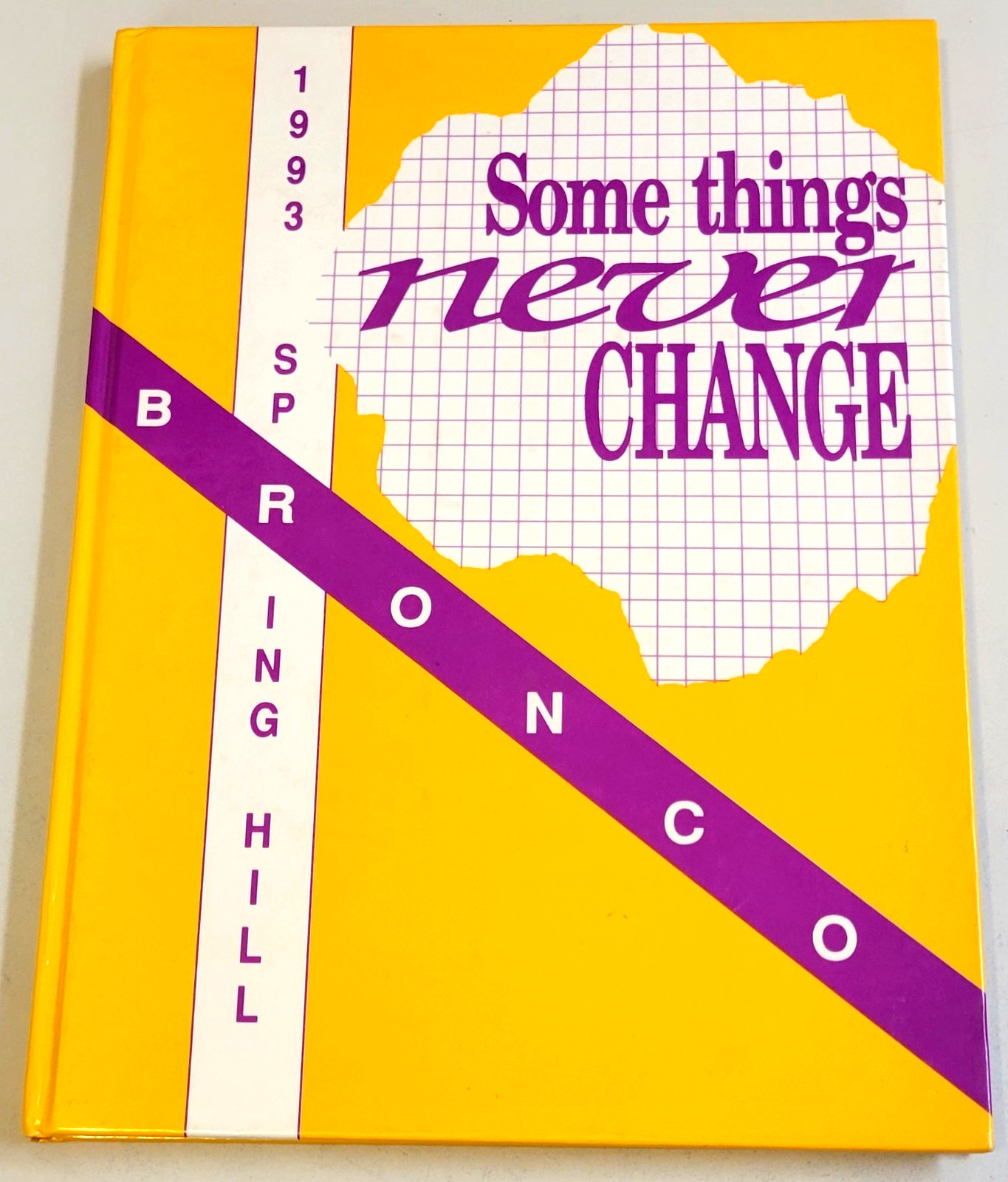 1993 SPRING HILL HIGH SCHOOL~Spring Hill Kansas \'93 Bronco Annual H.S. YEARBOOK