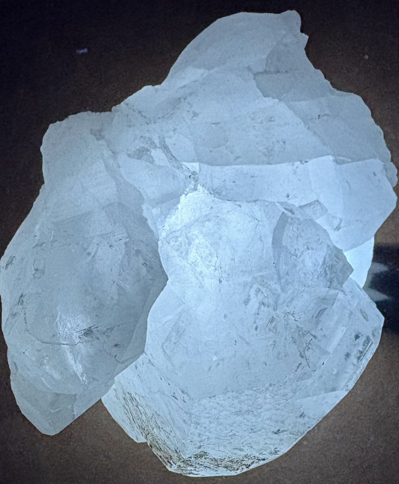 Colemanite Crystal Aggregate – Translucent UV Crystals – Death Valley California