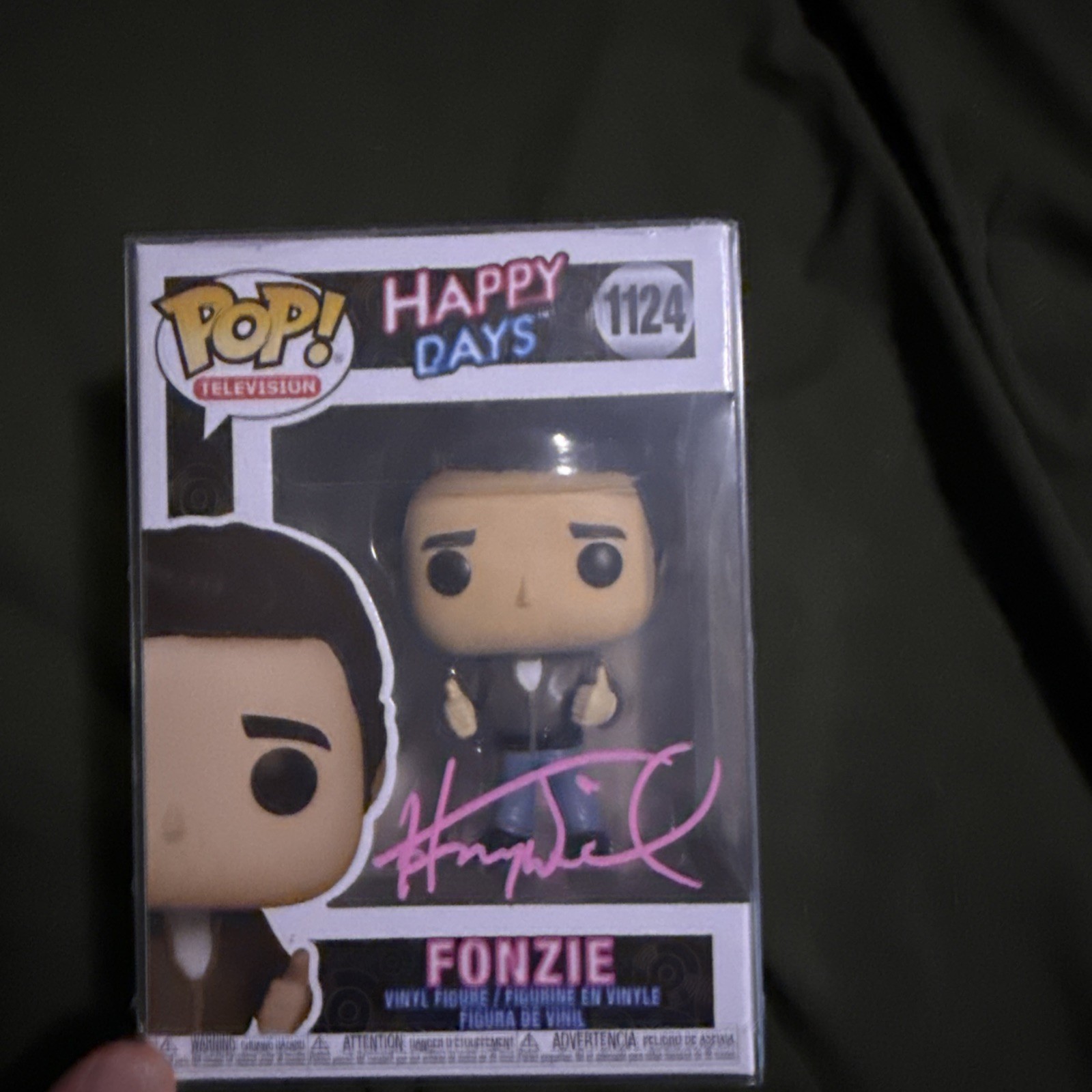 Funko Pop 1124 Fonzie Autograph By Henry Winkler OCCM COA Happy Days