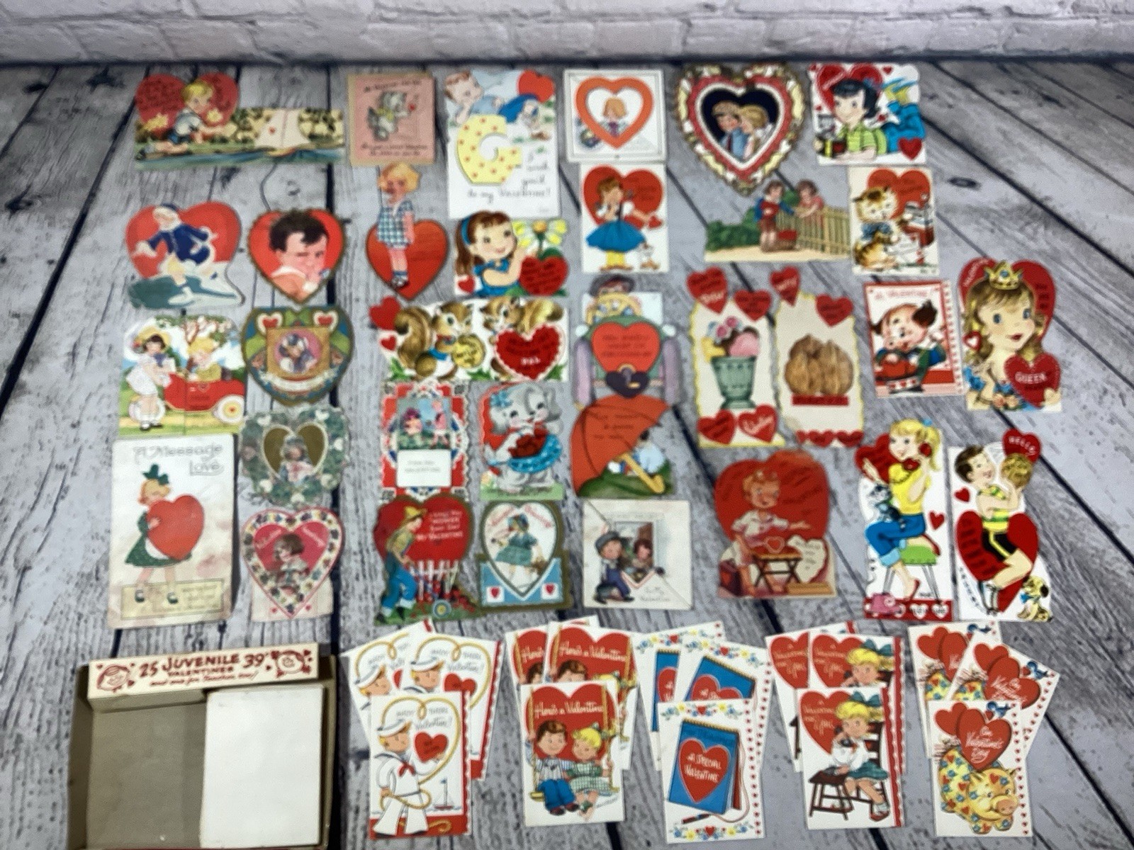 VTG Lot 48 Valentines Cards mid century many kinds 20’s 30’s 1940’s ❤️❣️❤️🔥 VTG Lot 48 Valentines Cards mid century many kinds 20’s 30’s 1940’s ❤️❣️❤️🔥