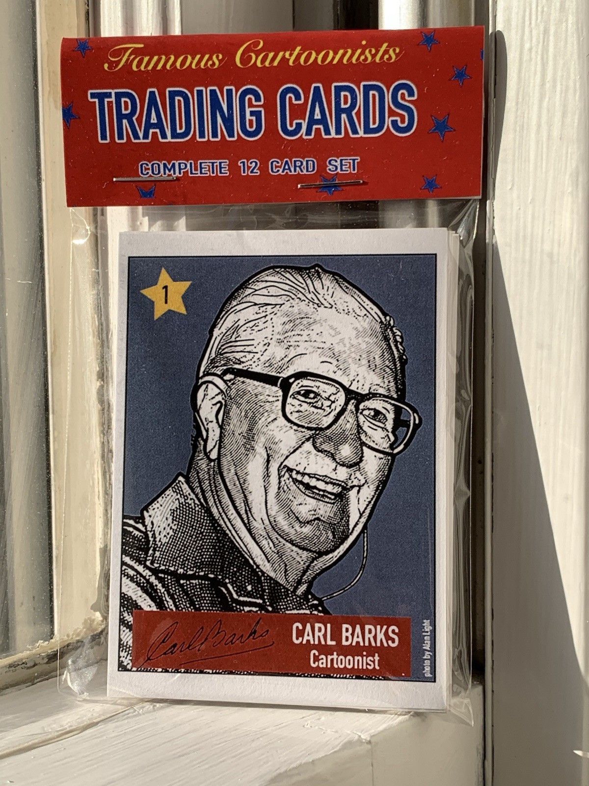 Famous Cartoonist TRADING CARDS - Complete 12 card set