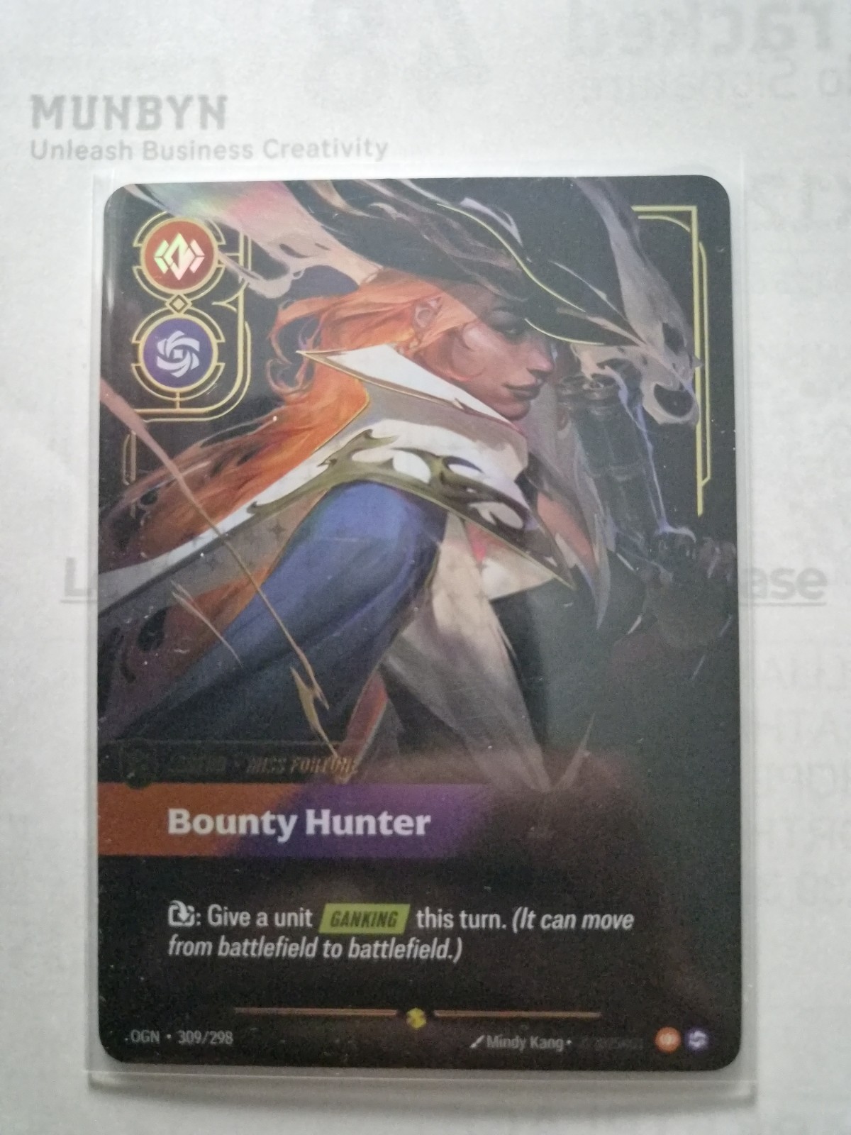 Riftbound TCG Miss Fortune Bounty Hunter Overnumbered Showcase Alt 309/298 Mint Riftbound TCG Miss Fortune Bounty Hunter Overnumbered Showcase Alt 309/298 Mint